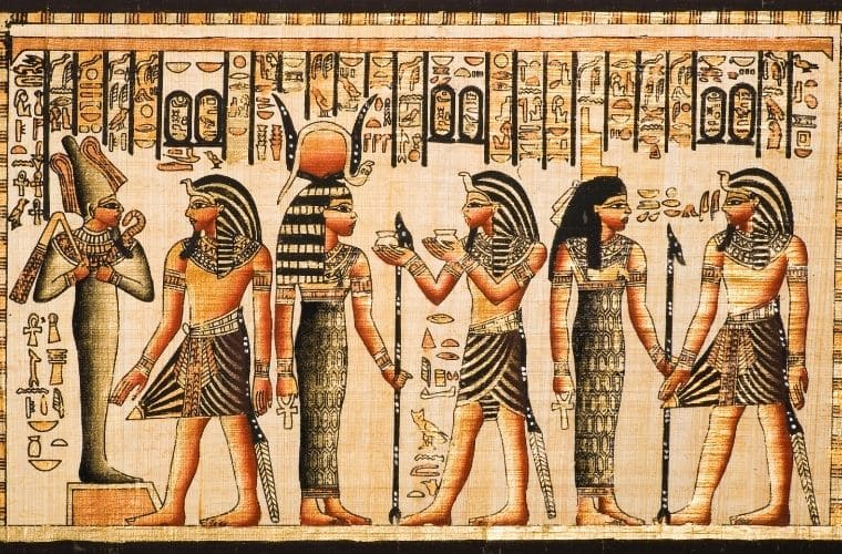 ¿dónde escribían los egipcios? ¿qué es el papiro?